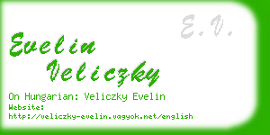 evelin veliczky business card